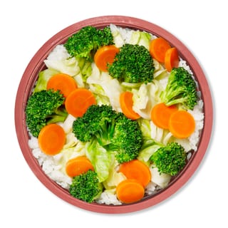 Steamed Veggie Teriyaki Bowl