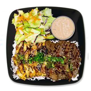 Chicken & Steak Teriyaki Plate